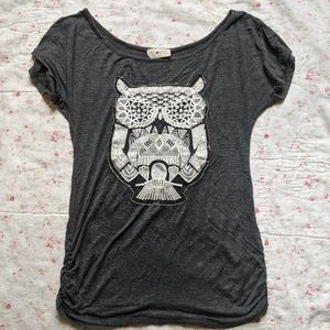 Free Kisses Owl Top